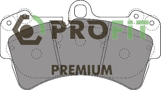 Гальмівні колодки дискові PROFIT 50051626 - zapix