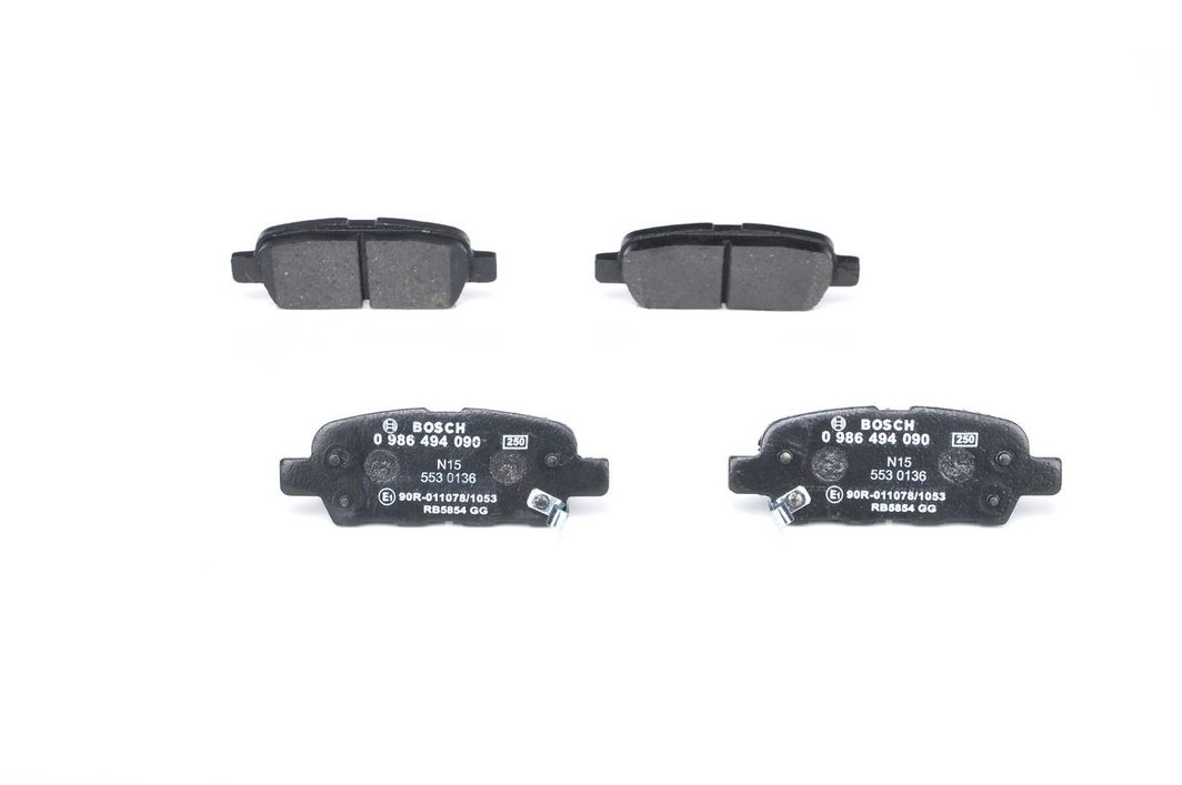 Гальмівні колодки дискові BOSCH 0986494090 - zapix