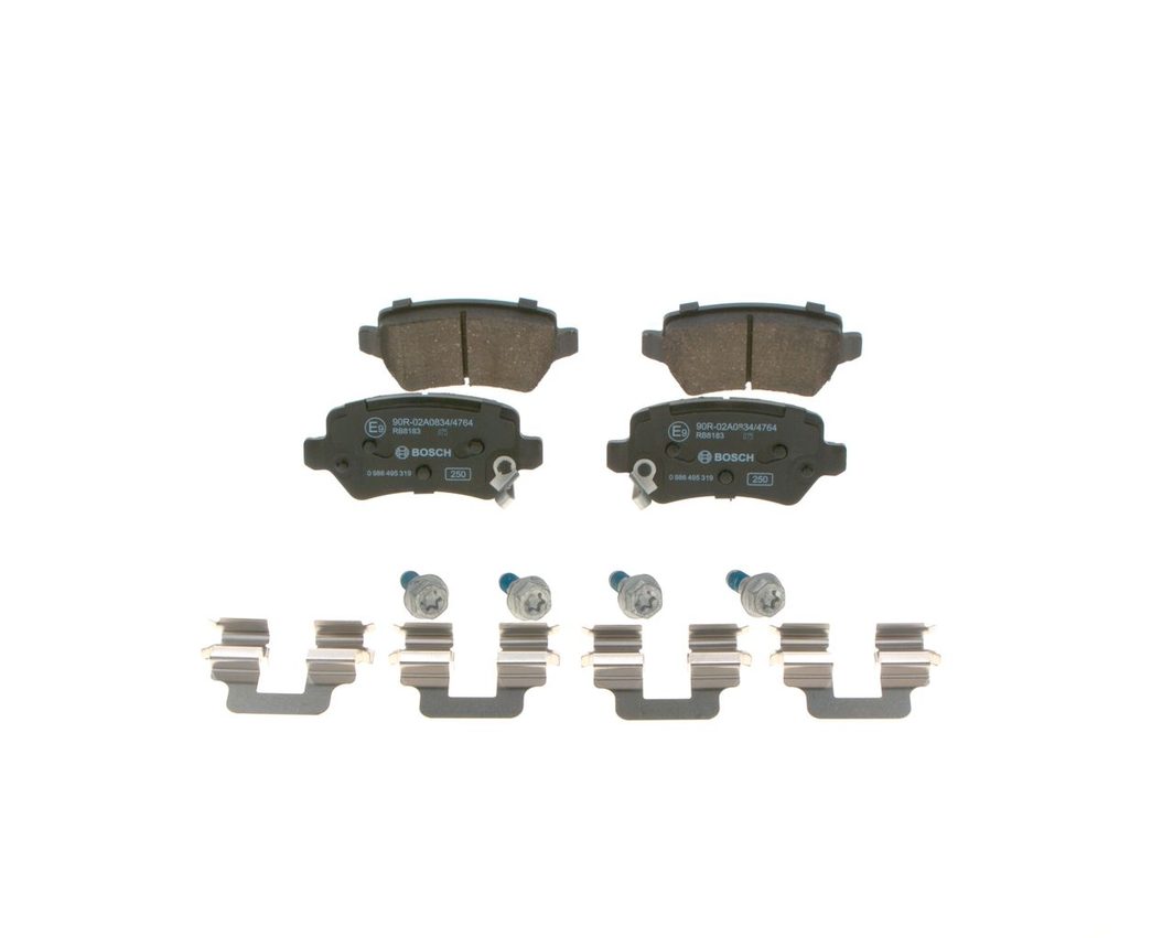 Гальмівні колодки дискові BOSCH 0986495319 - zapix