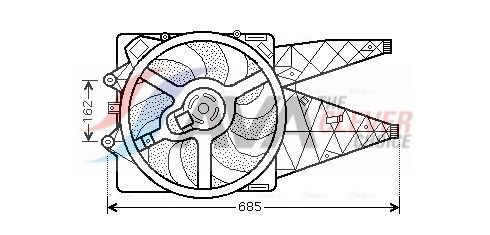 Вентилятор системи охолодження AVA QUALITY COOLING FT7530 - zapix
