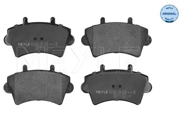 Гальмівні колодки дискові MEYLE 0252361318 - zapix