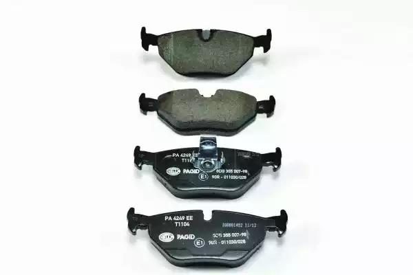 Гальмівні колодки дискові HELLA PAGID 8DB355007981 - zapix