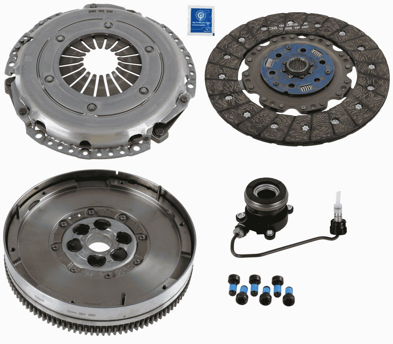 Комплект зчеплення SACHS 2290601238 - zapix