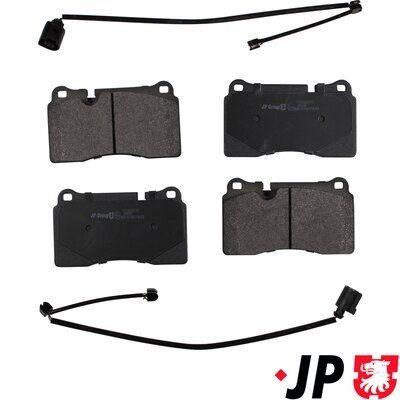 Гальмівні колодки дискові JP GROUP 1163606810 - zapix