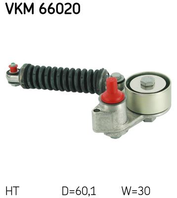 Натяжний пристрій ременя поліклінового SKF VKM66020 - zapix