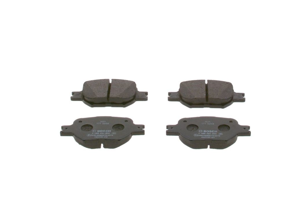 Гальмівні колодки дискові BOSCH 0986424808 - zapix