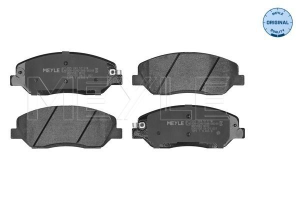 Гальмівні колодки дискові MEYLE 0252435117W - zapix