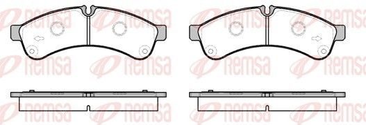 Гальмівні колодки дискові REMSA 133900 - zapix