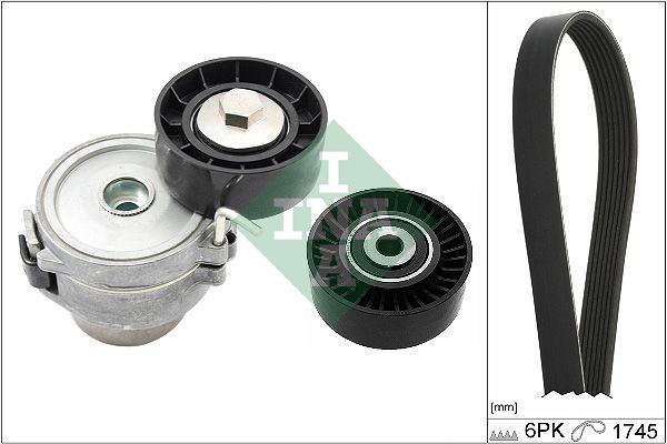 Комплект поліклинових ременів SCHAEFFLER INA 529051810 - zapix