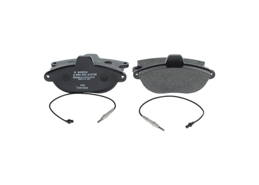 Гальмівні колодки дискові BOSCH 0986424415 - zapix