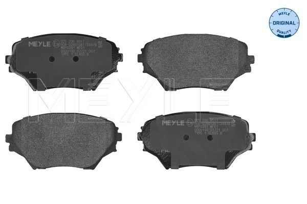 Гальмівні колодки дискові MEYLE 0252358517 - zapix