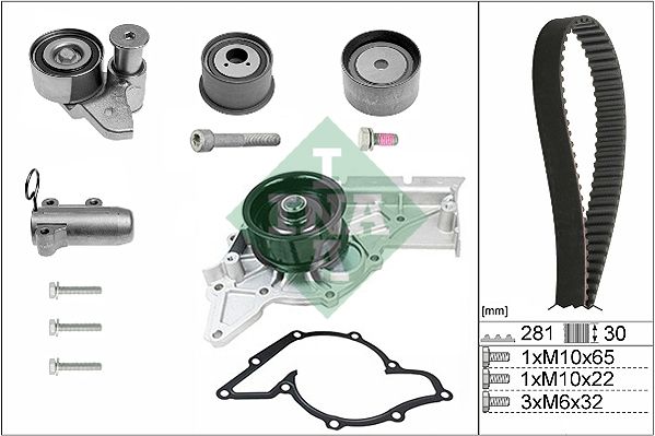 Комплект ременя ГРМ SCHAEFFLER INA 530048030 - zapix