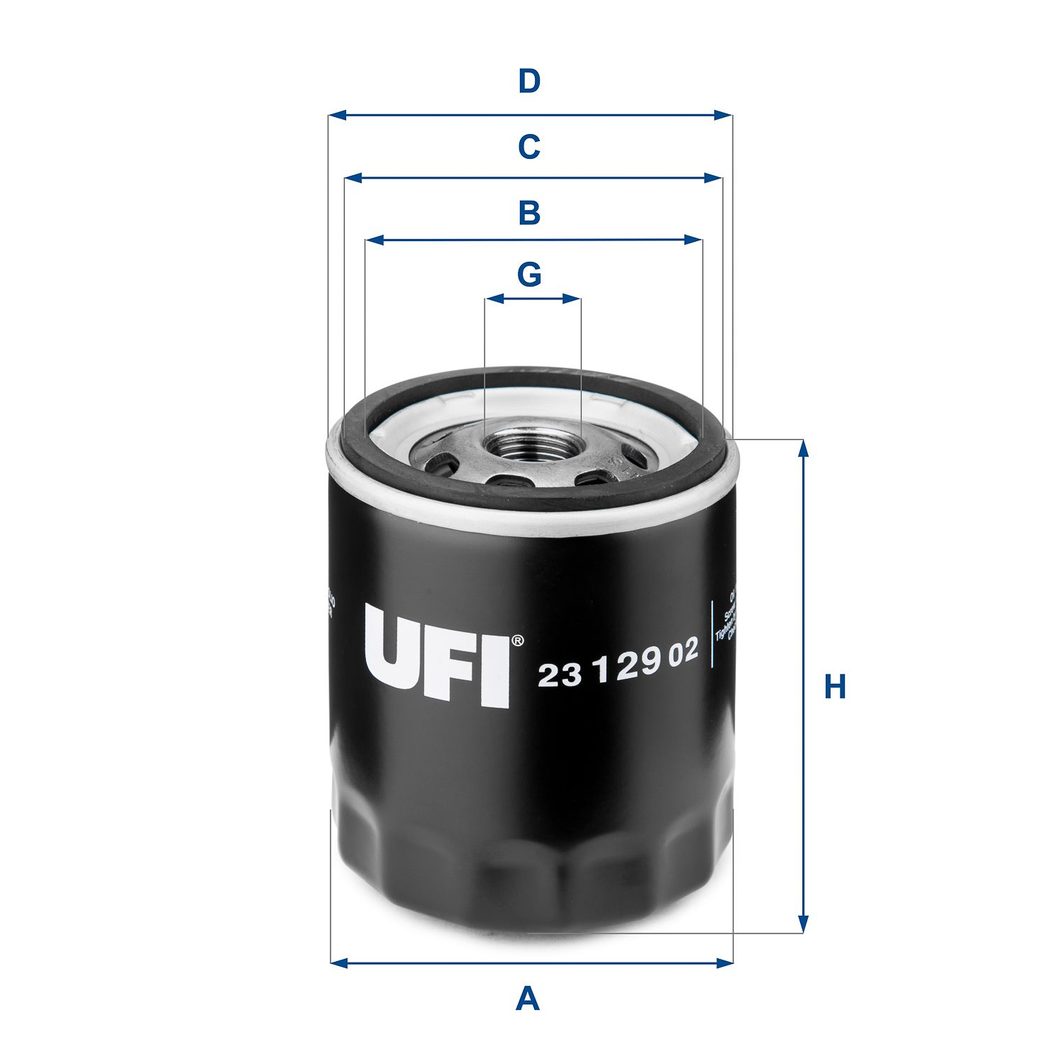 Оливний фільтр UFI 2312902 - zapix