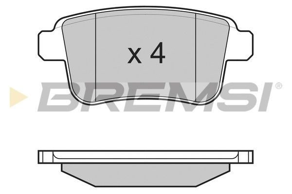 Тормозные колодки дисковые BREMSI BP3368