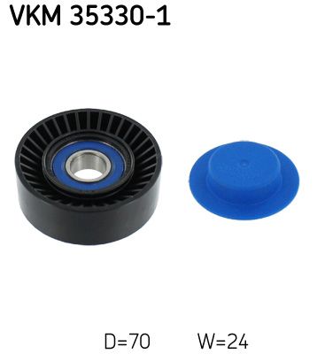 Обвідний ролик ременя приводного SKF VKM353301 - zapix