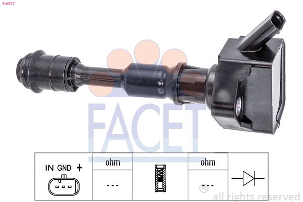 Котушка запалювання FACET 96537 - zapix