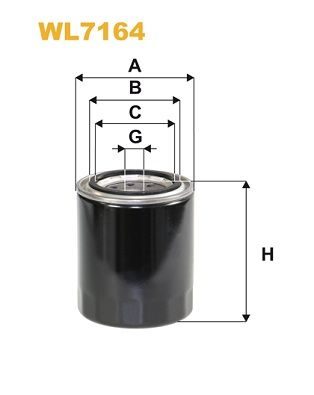 Оливний фільтр WIX FILTERS WL7164