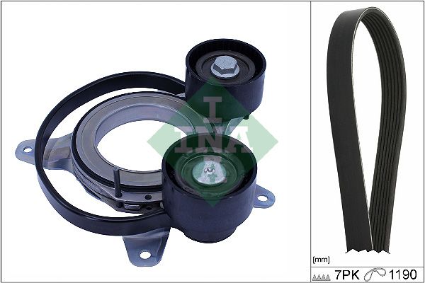 Комплект поліклинових ременів SCHAEFFLER INA 529054710 - zapix