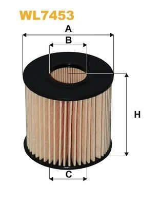 Масляный фильтр WIX FILTERS WL7453