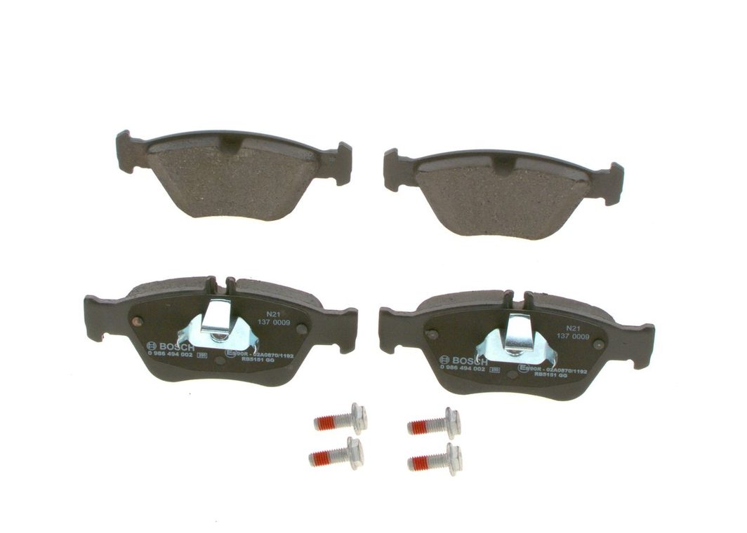 Гальмівні колодки дискові BOSCH 0986494002 - zapix