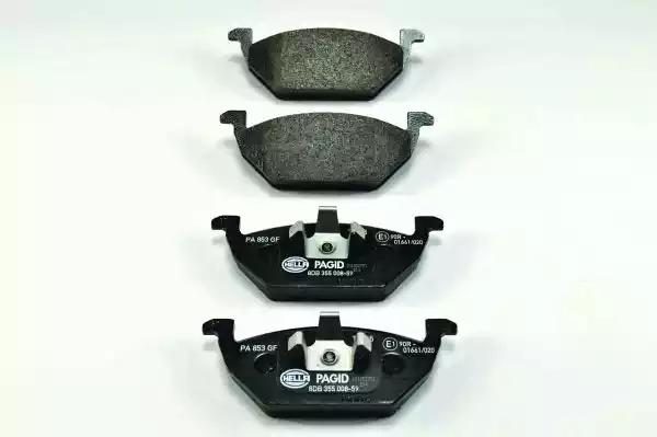 Гальмівні колодки дискові HELLA PAGID 8DB355008591 - zapix