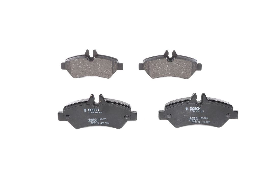 Гальмівні колодки дискові BOSCH 0986494123 - zapix