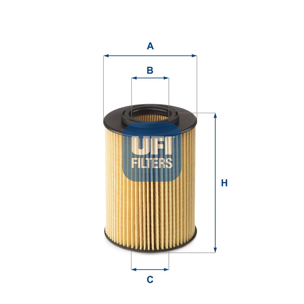 Оливний фільтр UFI 2507500 - zapix