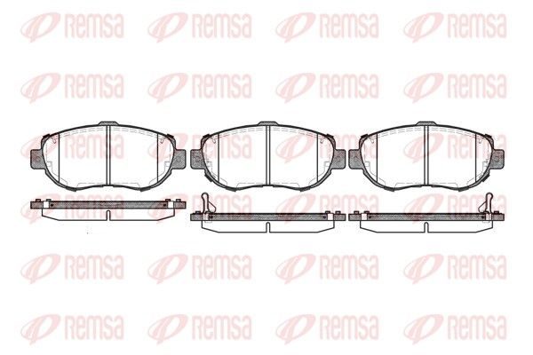 Гальмівні колодки дискові REMSA 045602 - zapix