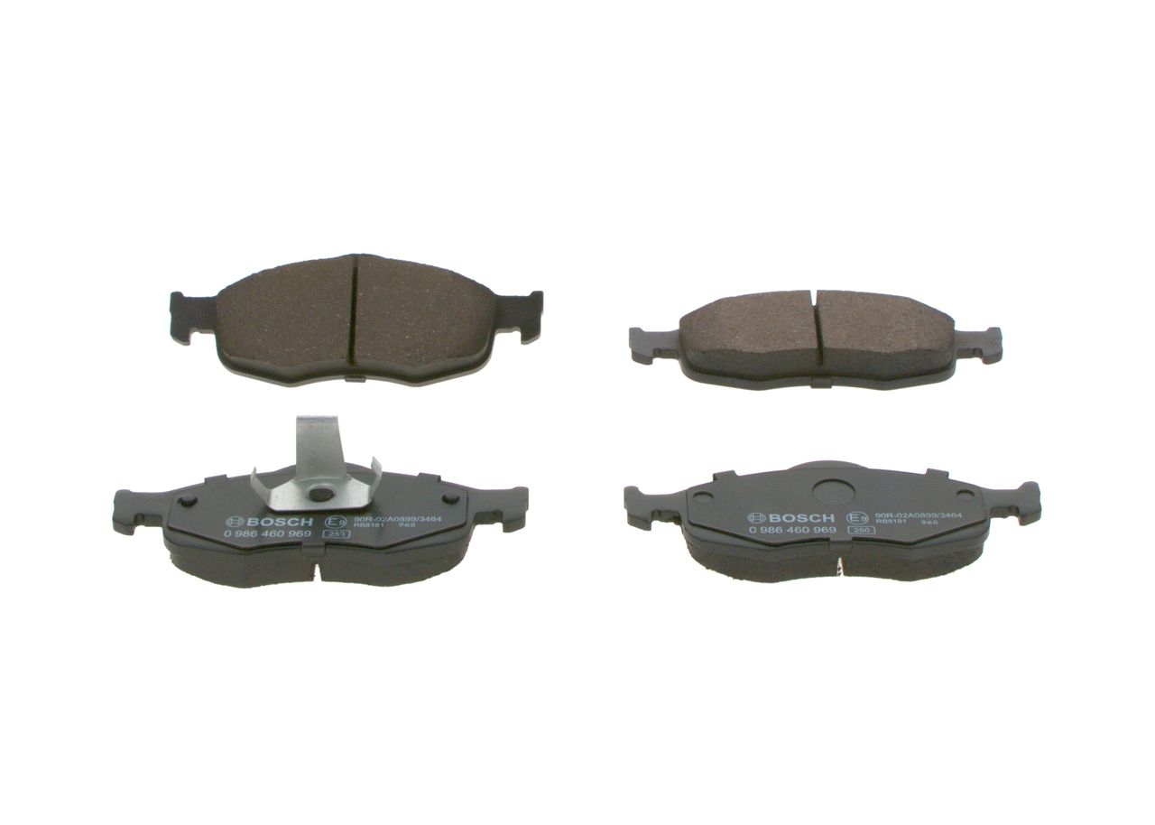 Гальмівні колодки дискові BOSCH 0986460969 - zapix