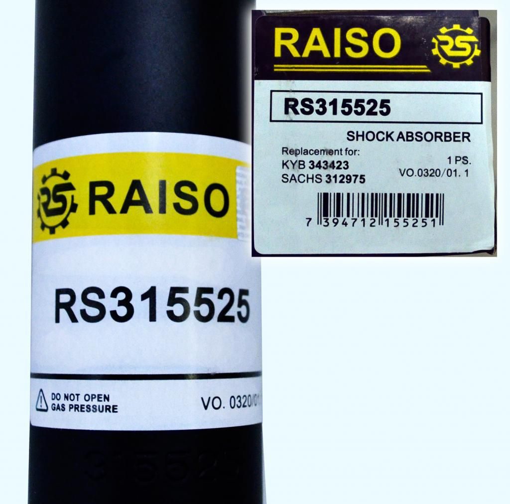 Амортизатор RAISO RS315525 - zapix