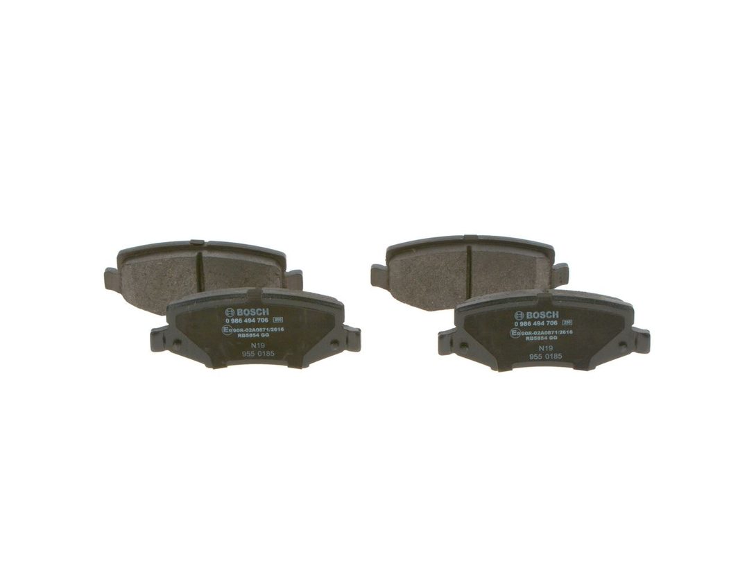 Гальмівні колодки дискові BOSCH 0986494706 - zapix