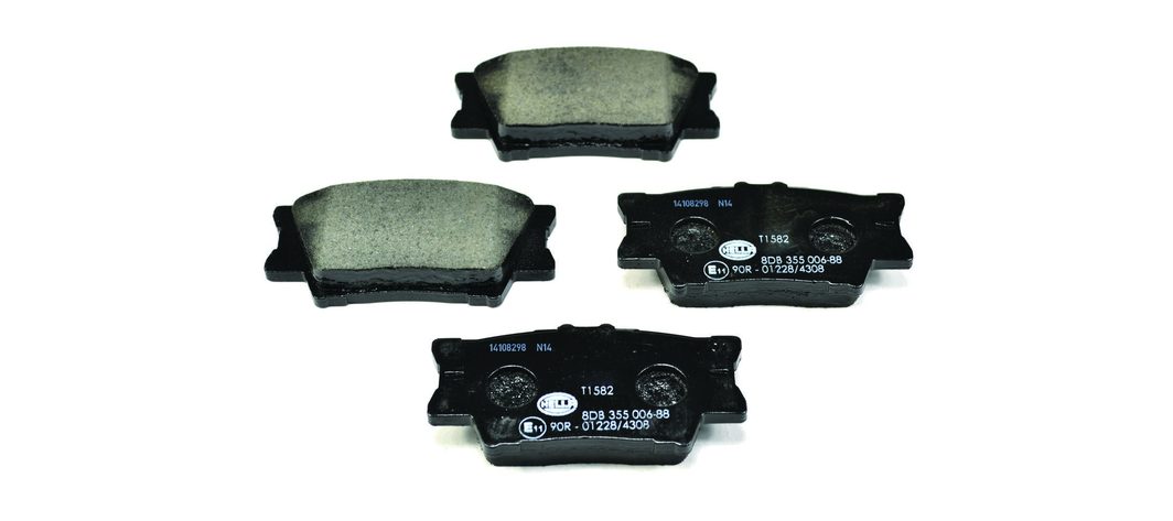 Гальмівні колодки дискові HELLA 8DB355006881 - zapix