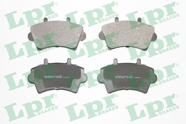 Гальмівні колодки дискові LPR 05P884 - zapix