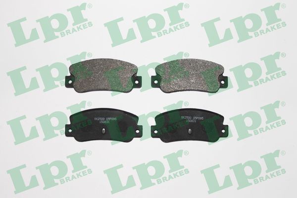 Гальмівні колодки дискові LPR 05P095 - zapix