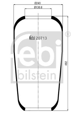 Пневматична підвіска FEBI BILSTEIN 20713 - zapix