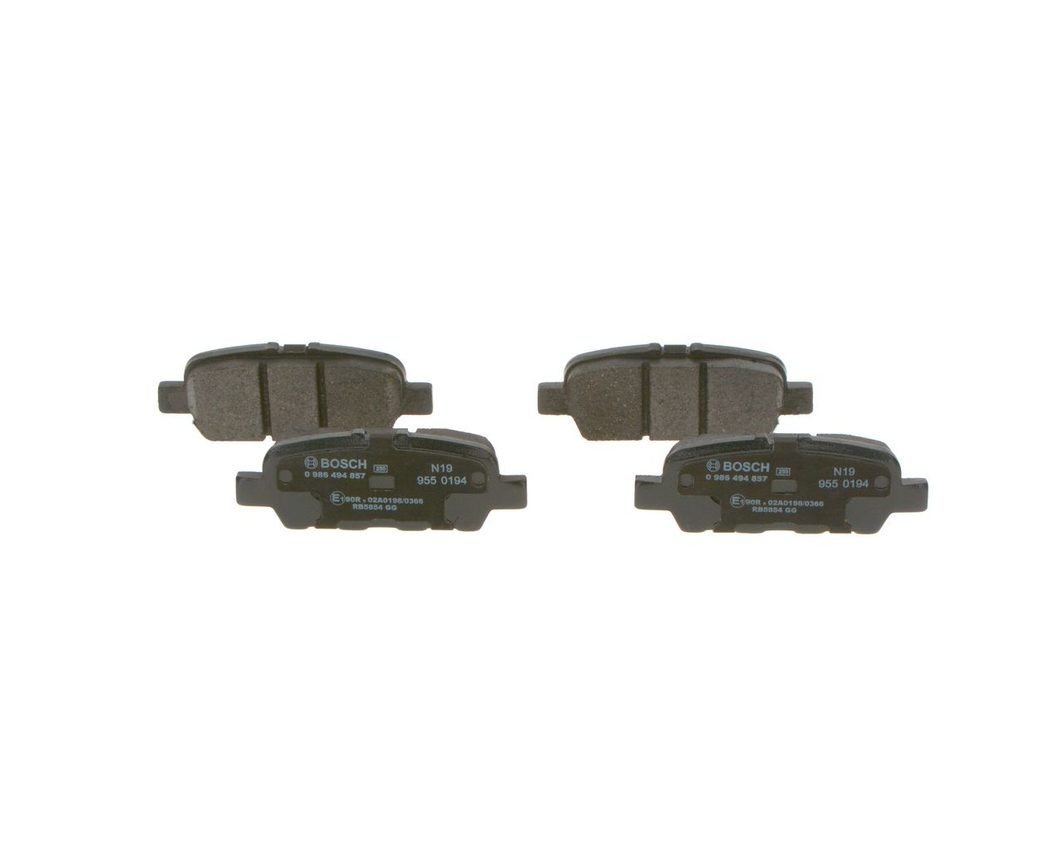 Гальмівні колодки дискові BOSCH 0986494857 - zapix
