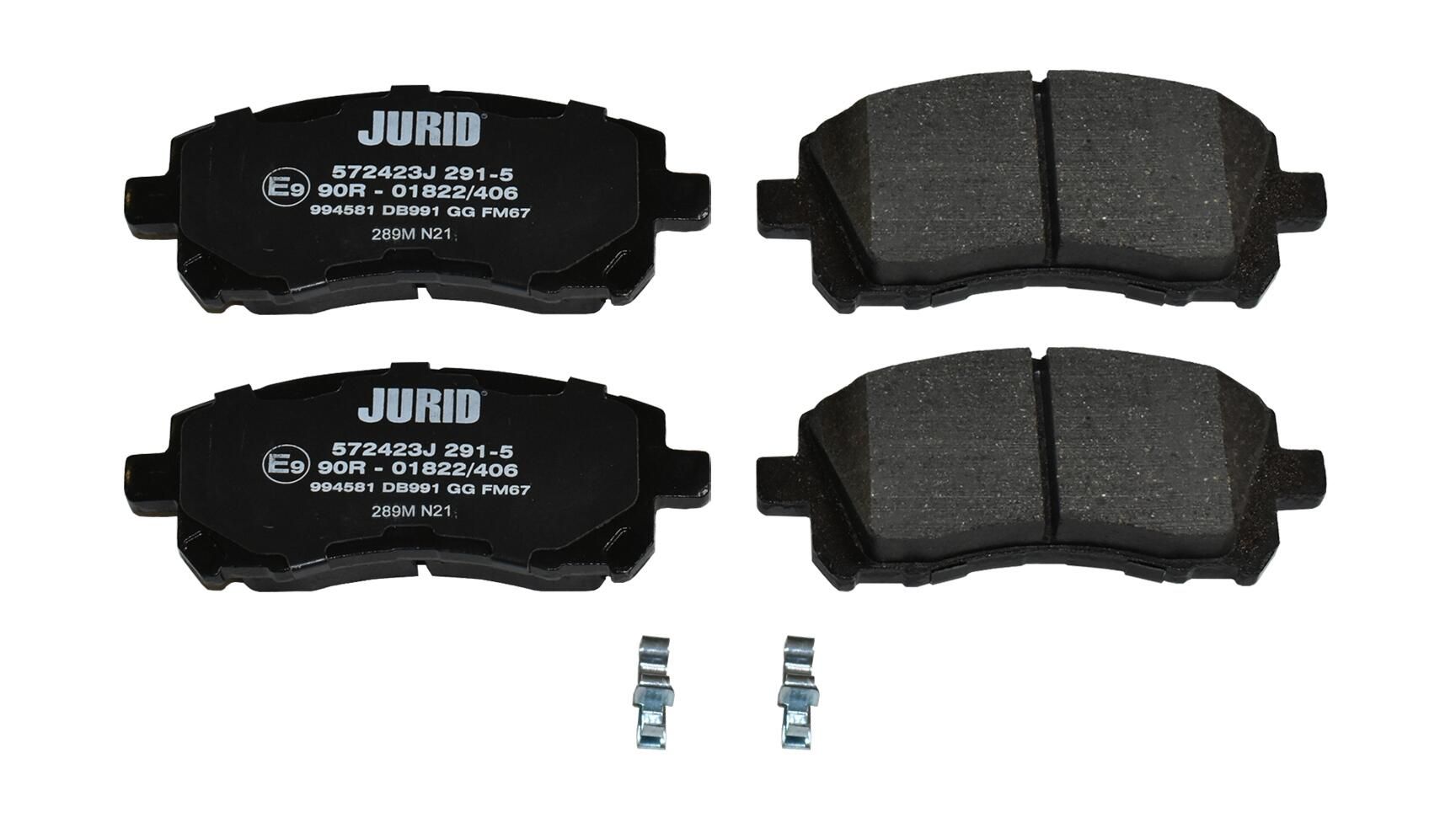 Гальмівні колодки дискові JURID 572423J - zapix