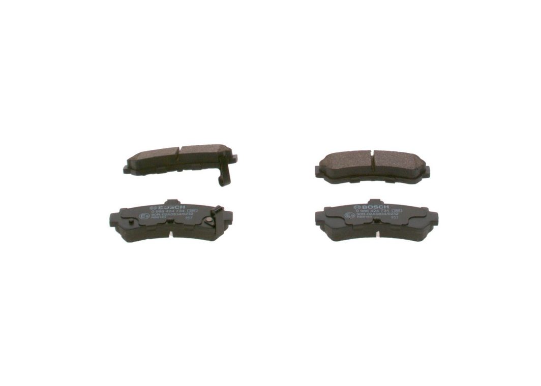 Гальмівні колодки дискові BOSCH 0986424734 - zapix