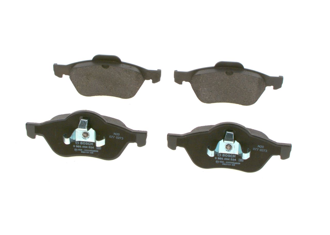 Гальмівні колодки дискові BOSCH 0986494034 - zapix