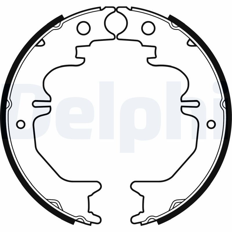Гальмівні колодки ручника (барабанні) DELPHI LS2053 - zapix