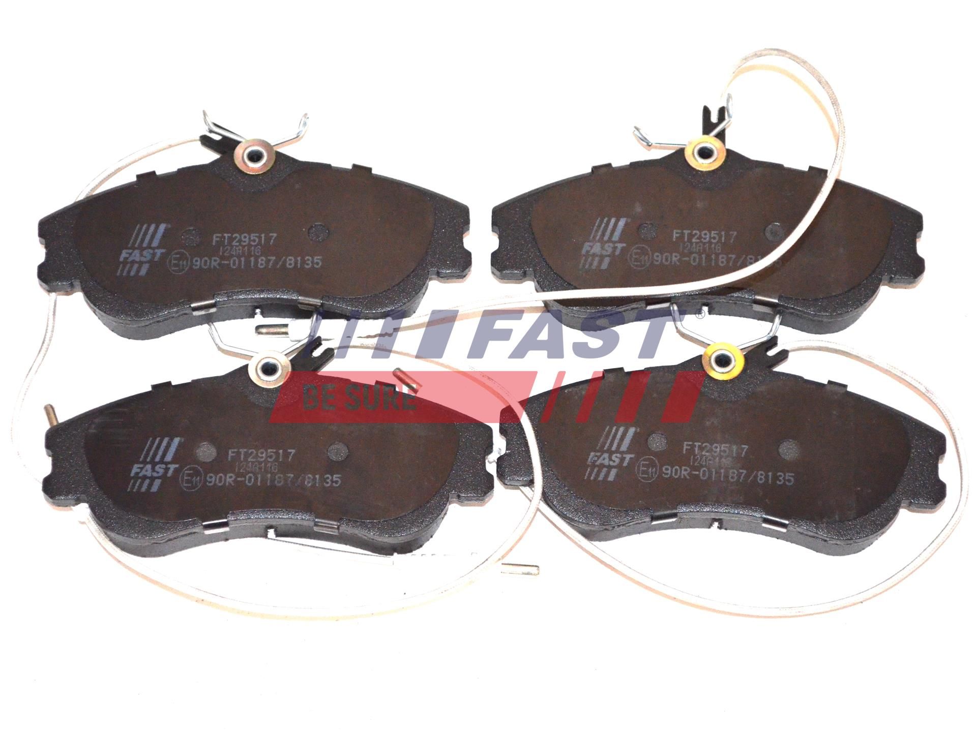 Гальмівні колодки дискові FAST FT29517 - zapix