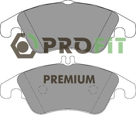 Гальмівні колодки дискові PROFIT 50051979 - zapix