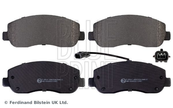 Гальмівні колодки дискові BLUE PRINT ADN142156 - zapix