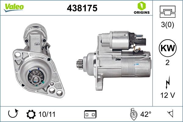 Стартер VALEO 438175 - zapix