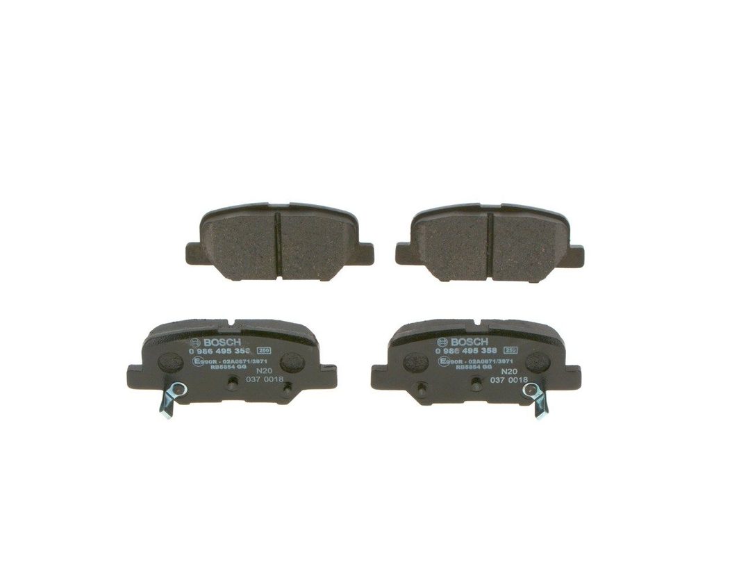 Гальмівні колодки дискові BOSCH 0986495358 - zapix