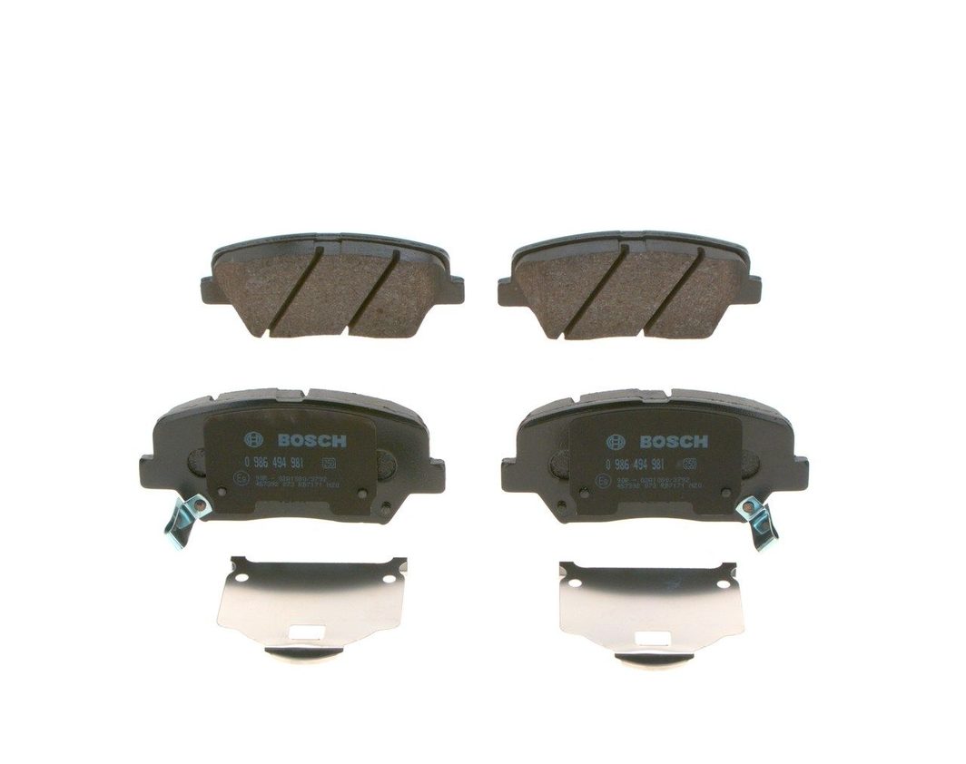 Гальмівні колодки дискові BOSCH 0986494981 - zapix