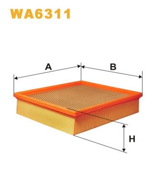 Повітряний фільтр WIX FILTERS WA6311 - zapix