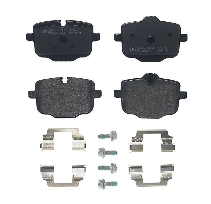 Гальмівні колодки дискові BREMBO P06101 - zapix