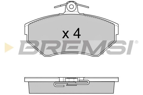 Тормозные колодки дисковые BREMSI BP2674
