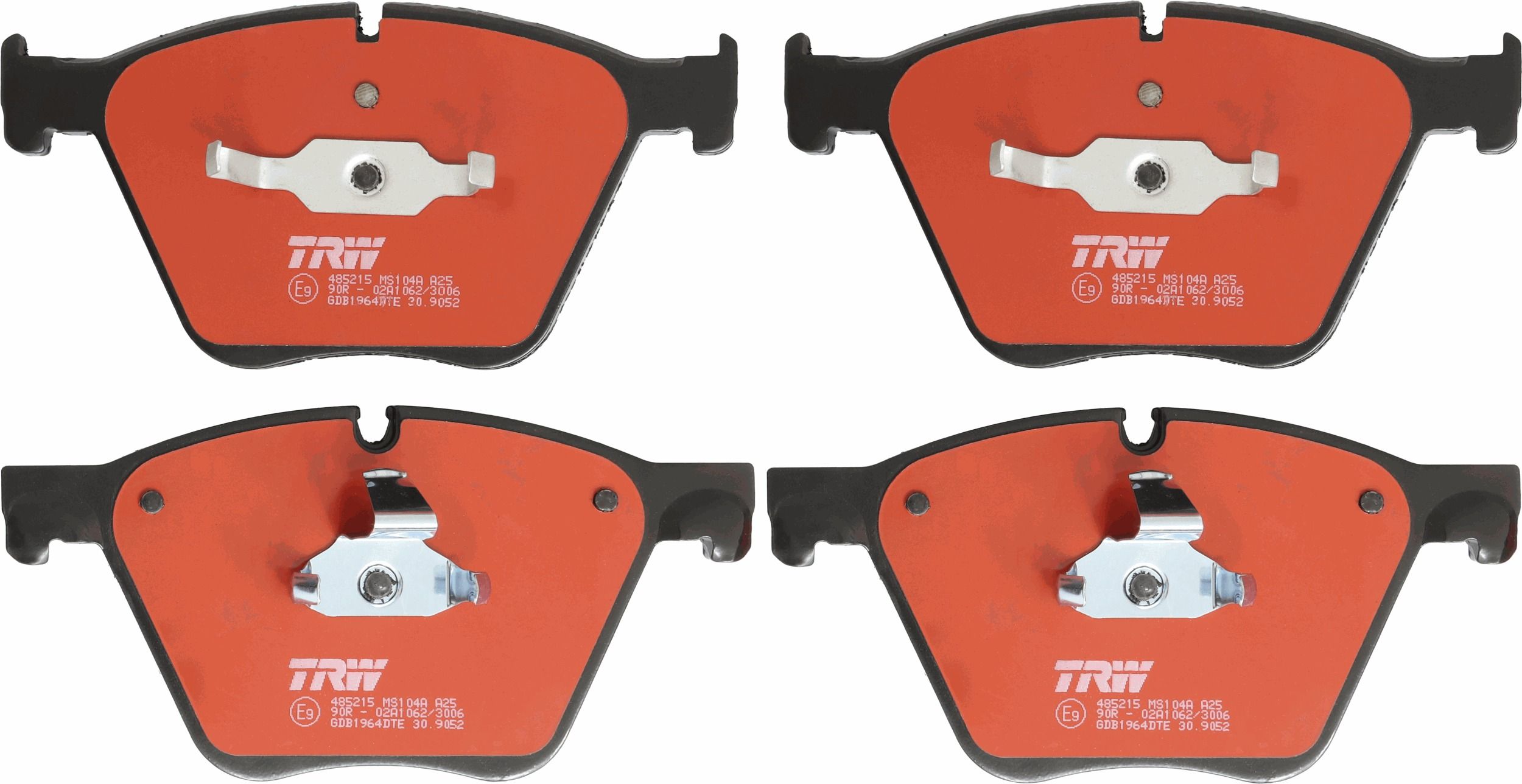 Гальмівні колодки дискові TRW GDB1964DTE - zapix